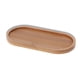 thumbnail image 1 of Diseño simple Flowerpot Bonsai Bonsai Bandeja Flower Planer Platillo Fugas a prueba de bambú Planta Planta Paleta Soporte de soporte Hogar Suministros Hogar Oval Noticed HA011495-01, 1 of 7