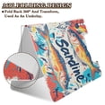 thumbnail image 2 of FORMRS A4 Clipboard Folder with Pen Holder Horizontal Foldable School Office Binder, Yellow Sardines Pattern, 2 of 9