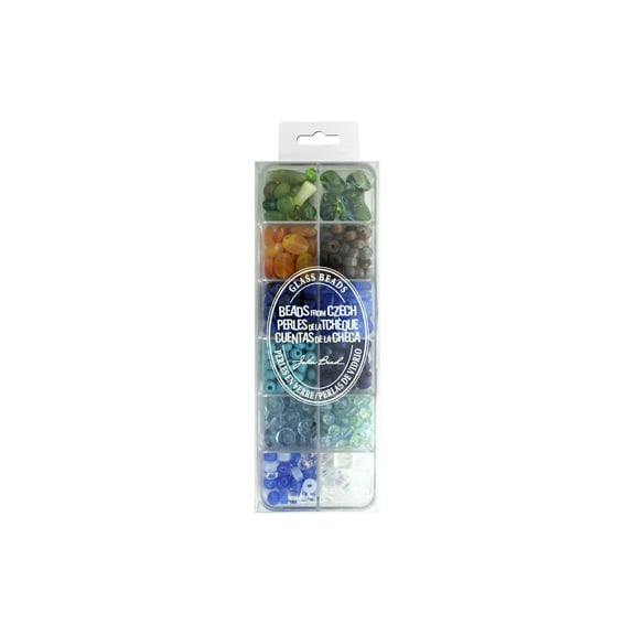 John Bead Czech Glass Bead Mix Apx 200g SantoCoast