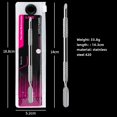 thumbnail image 1 of Double Headed Steel Dead Skin Pusher for Hand and Foot Nail Care, 1 of 7