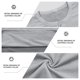 thumbnail image 4 of pstuiky Camisas de manga larga abrigadas para hombre, Sudadera con capucha para hombre, color liso, para correr al aire libre, manga larga, cuello redondo, para hacer ejercicio xxxl, 4 of 5