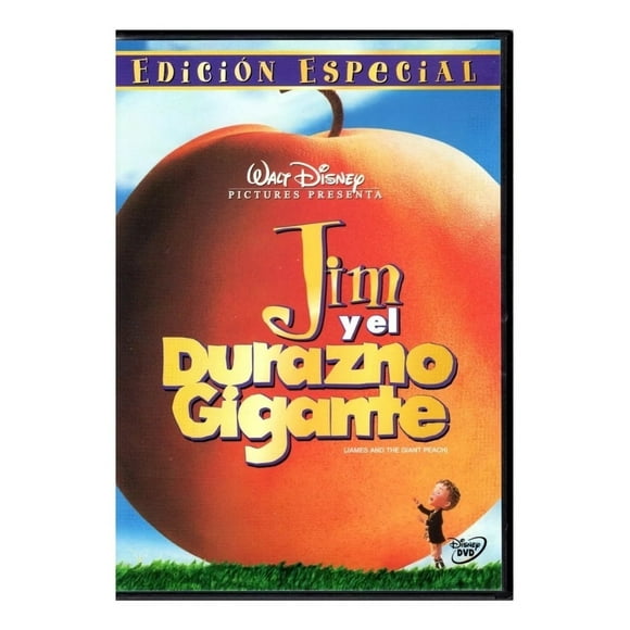 Jim Y El Durazno Gigante James And Giant Peach Pelicula Dvd DISNEY PIXAR Jim Y El Durazno Gigante James And Giant Peach Pelicula Dvd
