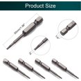thumbnail image 2 of AVEKI Torx Screwdriver Bits, T6 Magnetic Torx Head Screw Driver Bit, with 1/4 Inch Hex Shank, 50mm Length S2 Steel Screw Driver Kit Tools, for Repair Work, 10 Pcs 0601M, 2 of 8