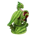 thumbnail image 2 of Colorful Garden Tropical Watermelon Green Thumb Dragon Statue Stanley Morrison, 2 of 6