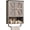 Greige and Charcoal Black, variant on Bathroom Wall Cabinet, Medicine Cabinet with Open Partition and Towel Bar, Rustic Storage Cabinet with Open and Hidden Storage Space, for Bathroom, Living Room, Kitchen, White and Walnut