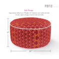 thumbnail image 3 of FBTS Prime 21x21x9 inch Round Red Geometric Fabric Indoor Outdoor Inflatable Ottomans with PVC Insert, 3 of 8