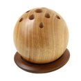 thumbnail image 4 of Portalápices esférico de madera, organizador de papelería, decoración, regalo, adorno creativo, soporte para brochas de maquillaje, para hogar,, 4 of 8
