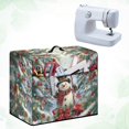thumbnail image 4 of HELLHERO Classic Snowman with Candy Cane Sewing Machine Cover Protective Sleeve Multifunction Tote Handle and Pocket, 4 of 8