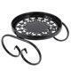 thumbnail image 3 of Iron Art Flower Pot Stand Durable Decorative Plant Support Rack for Home, Office & Garden Modern Design Flowerpot Holder, 3 of 5