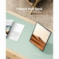 thumbnail image 5 of Desk Pad, PU Leather Non-Slip Desk Mat Large Mouse Pad for Desktop, Waterproof Laptop Computer Writing Mat for Office, Home, Work, Gaming (31.5" x 15.8", Mint Green), 5 of 8