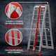 thumbnail image 4 of Rampa Escalera Motocicleta Gutstark 189 cm Aluminio 340 Kg, 4 of 8