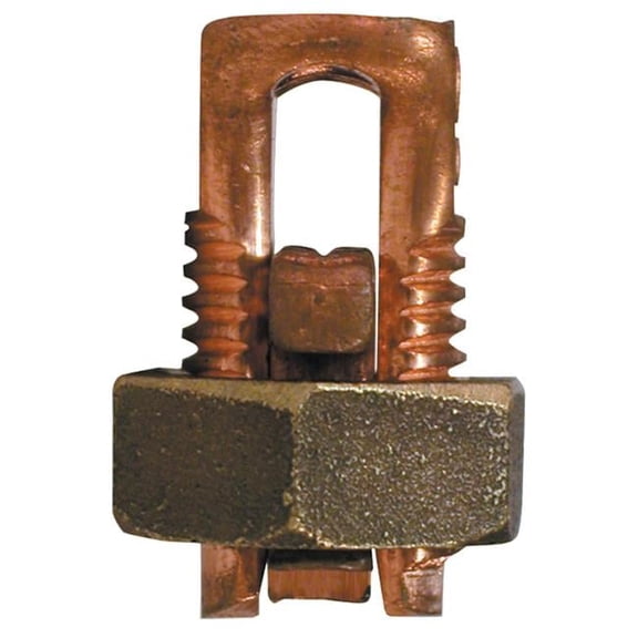 No. 6 To No. 2 AWG Solid Copper Split Bolt Connector