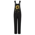thumbnail image 4 of Ichuanyi Combinaison Punk Imprimée pour Femmes, Décontractée, Ample, Imprimé Tournesol, 4 of 9