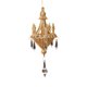 thumbnail image 2 of xihome Adorno colgante de cristal navideño tipo candelabro, decoracin de plstico para rbol de Navidad, 7x7x18 cm, 2 of 6