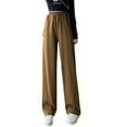 thumbnail image 1 of Pantalones palazzo de pierna ancha con cordón en la cintura para mujer de verano, 1 of 6