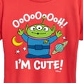 thumbnail image 2 of Toy Story - Alien Ooh I'm Cute - Women's Short Sleeve Graphic T-Shirt, 2 of 5
