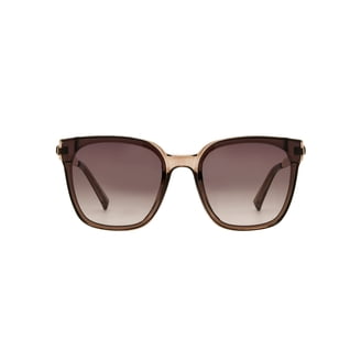 Oscar de la Renta wraparound shield style tortoise shell dark brown sunglasses Oscar de la Renta - Oscar 1326 Sunglasses for Women – ModaFrames main image 4