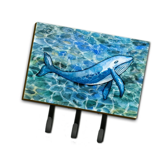 Carolines Treasures BB5353TH68 Humpback Whale Leash or Key Holder Triple Hook multicolor