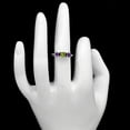thumbnail image 2 of Natural Peridot & Amethyst 925 Sterling Silver Ring s.9 Jewelry DGR1122_A_9 R-1047, 2 of 7