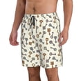 thumbnail image 2 of Fotbe Keys1 Trajes de Baño Estampados para Hombre, Shorts de Verano de Secado Rápido, Ropa de Playa, Bañadores-Small, 2 of 6