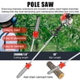 thumbnail image 3 of Floseru 52cc Gas Weed Eater,5 in 1 Gas Weed Eate with Hedge Trimmer Chainsaw Brush Cutter,2-Cycle Gas String Trimmers for Weeds and Grass., 3 of 12