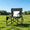 Black, variant on Folding Camping Rocking Chair, Heavy Duty Outdoor Rocker with Hard Armrest and Breathable Mesh Back, Smooth Motion Lawn Chair with Cup Holder for Patio, Campfire and Tailgating, Black