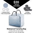 thumbnail image 4 of 18-Layers Custom-Fit All Weather Waterproof Automobiles Indoor Outdoor Snow Rain Dust Hail Protection Full Auto Vehicle Durable Exterior Car Cover for Hatchback Coupe Sedan Up to (153”), 4 of 6