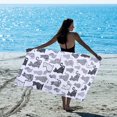 thumbnail image 2 of Yibo Leopard Cheetah Print Beach Towe Quick Dry Sand Proof Swim Bath Pool Beach Towel, 2 of 7