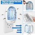 GLOUE Bug Zapper, Mosquito Killer Electronic Insect Killer Fly Trap