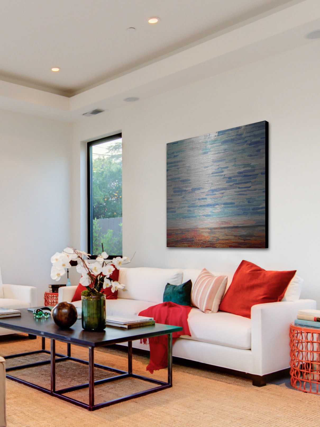 Parvez Taj Forgotten Art Print on Brushed Aluminum