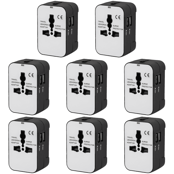 Adaptador Universal UE Reino Unido EE. UU. AU Cargador Corriente USB Dual (StyleC)