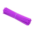 thumbnail image 3 of Toystoory 72 Uds 17CM bicicleta motocicleta suciedad decoración Motocross rueda radios envolturas llantas pieles diámetro 0,6 cm fundas protectoras Ciclismo violeta Toystoory OD2876-07, 3 of 6