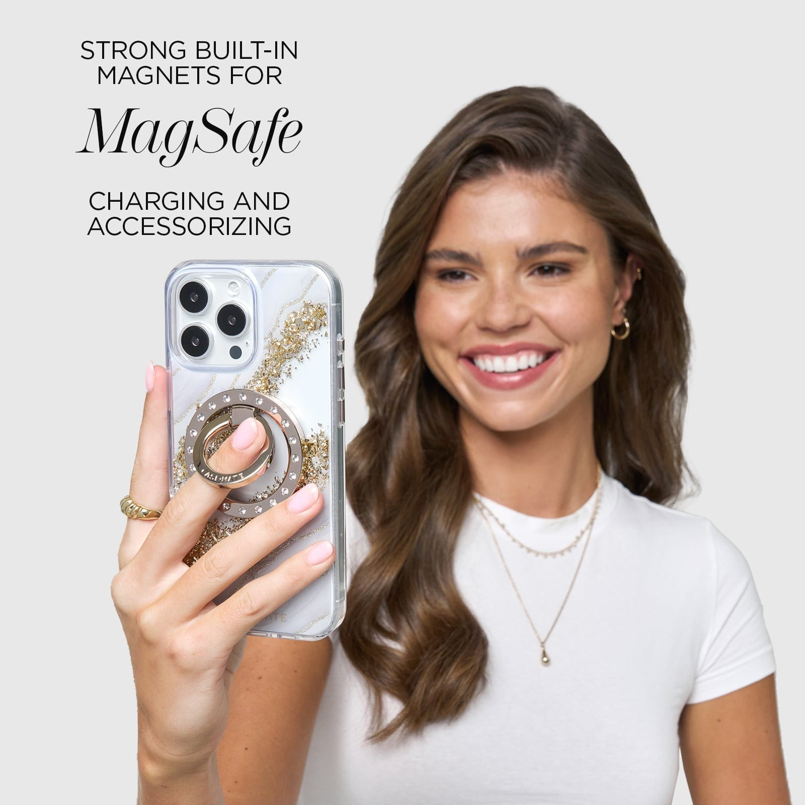Case-Mate Apple iPhone 16 Pro Max Karat MagSafe Compatible Case - Granite