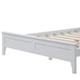 thumbnail image 7 of Modern White Solid Wood Full Platform Bed, 7 of 7