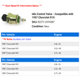 thumbnail image 2 of Idle Control Valve - Compatible with 1987 Chevy R10, 2 of 2