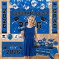 thumbnail image 6 of Graduation Party Decoration Set 46pcs CONGRATS GRAD BannerClass of 2026 Celebration Supplies for High School College University tablecloth 108x54 Inch, 6 of 6