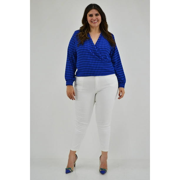 camisas outfits blusa azul rey