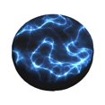 thumbnail image 3 of Gaeub Blue Lightning 14-17in Tire Cover, Spare Tire Cover, for Camper Caravan, Trailer, Car, Truck, SUV, Jeep - 16 inch, 3 of 9
