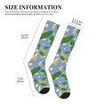 thumbnail image 2 of Compression Socks For Women And Men - Funny Banana Green Leaves Purple Compression Socks Circulation For Workout, 2 of 2