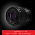 thumbnail image 5 of Open Box Panasonic LUMIX S Series Camera Lens, 35mm F1.8 L-Mount Interchangeable Lens for Mirrorless Full Frame Digital Cameras (S-S35, Black), 5 of 7