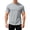 Light Gray, variant on Mens T-Shirt for Golf Short Sleeve Pack Crewneck Cotton Blend Tee Shirt Novelty Undershirt Cotton Tops Summer Casual Plain Short Sleeve (Khaki,XXXL)