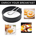 thumbnail image 6 of Egg Ring,4 Pack Stainless Steel Egg Cooking Rings Set, Round Pancake Mould Omelette Mold for Frying Egg English Muffins Pancake Sandwiches, 6 of 6