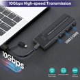 thumbnail image 3 of New M.2 Solid State Drive Box NVME Computer External 10Gbps Removable SSD Box USB3.2,1 * SSD enclosure,Black, 3 of 8