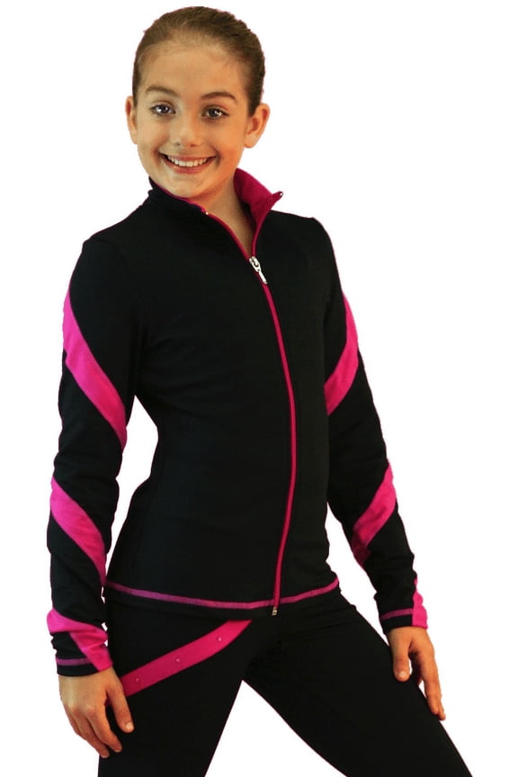Chloe Noel J636F Fleece Figure Skating Jacket