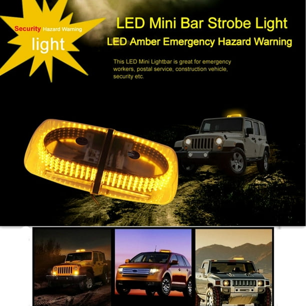240 LEDs Light Bar Roof Top Emergency Beacon Warning Flash Strobe