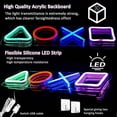 thumbnail image 3 of LED Neon Light Signs, Gamer Neon Sign Geometry Art for Room Decor, Gaming Wall Light for Kids Teens & Boys, 3 of 5