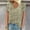 Yellow, variant on ALLLIST Tops for Women Trendy Blue Graphic Short Sleeve V-Neck Casual T-Shirts Womens Shirts Under $10 L