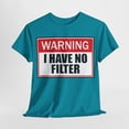 thumbnail image 4 of Warning I Have No Filter Unisex Heavy Cotton Tee, 4 of 9