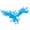 Blue, variant on Car Stickers Cool Eagle Shaped Graphics Universal Car Hood Body Side Decals Styling Stickers D-733