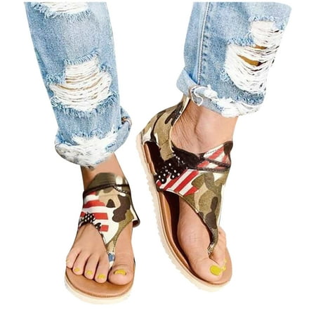 

Flat Sandals for Women Roman Sandals Gladiator Summer Beach Dressy Sandals Ankle Slippers Woven Straps Shoes Flip Flop Thong